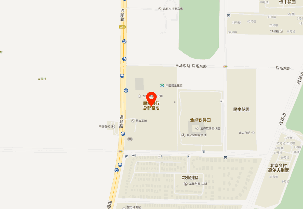 民生银行总部基地位置地图